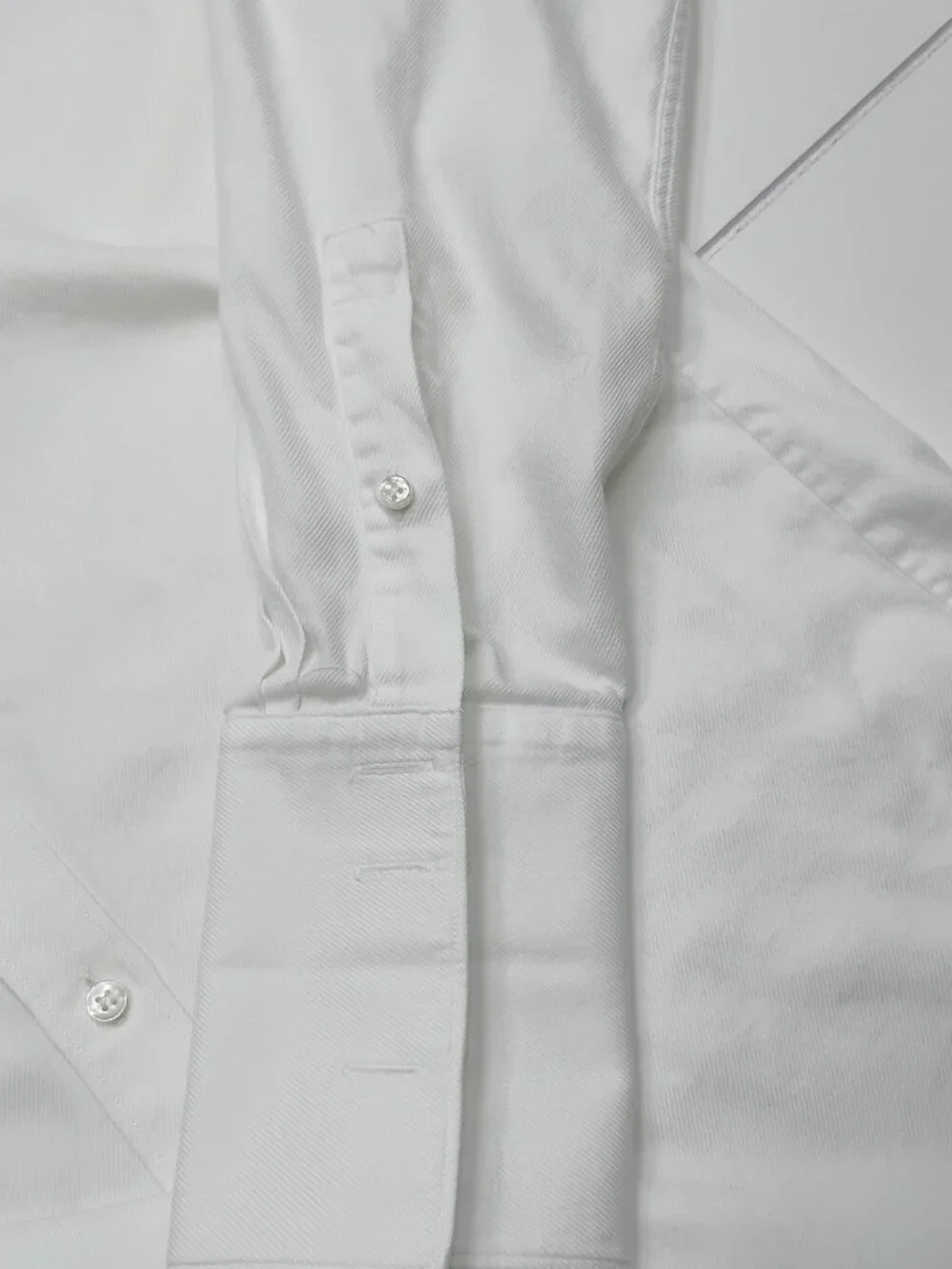 Thomas Pink Slim Fit White Dress Shirt 16.5 42 French Cuff Luxury Business